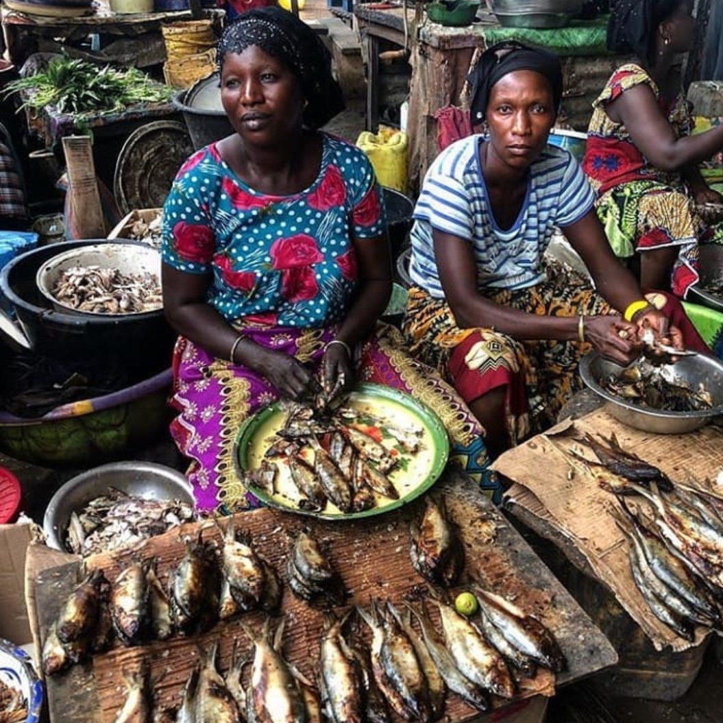 Fish Market in Gambia