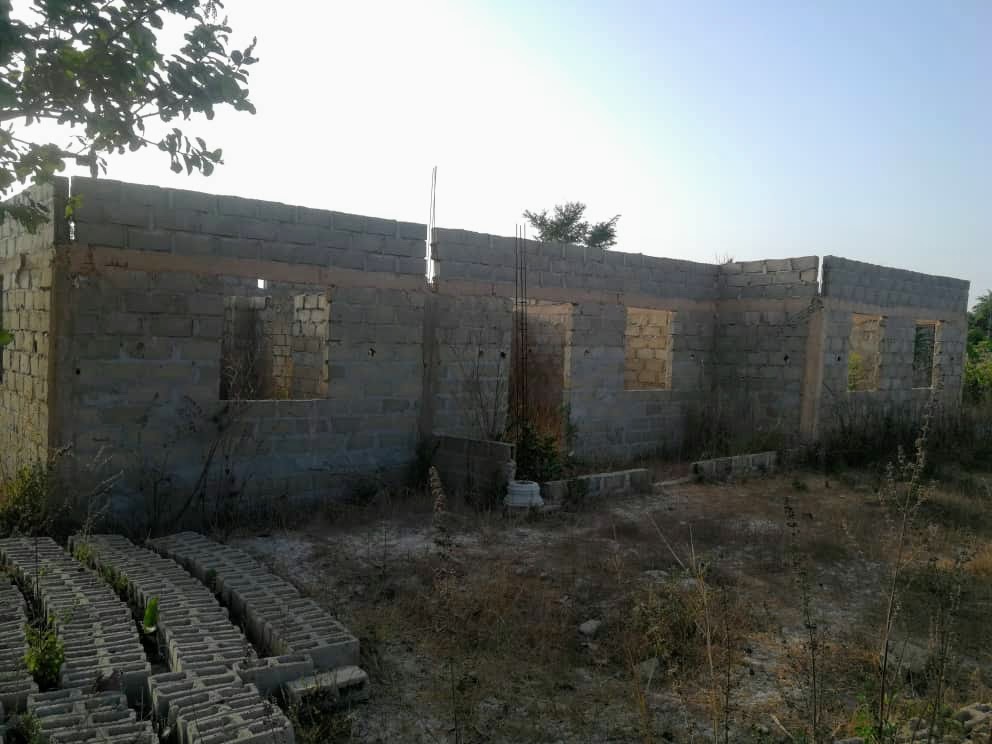 Plot for sale with unfinished buildings Brikama GAMREALTY