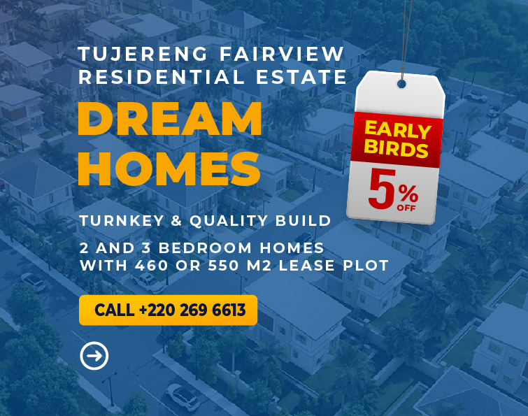 GAMREALTY Gambia real estate new homes at Tujereng Fairview