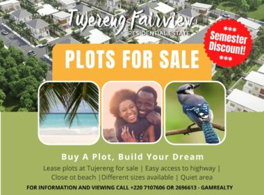 Tujereng Fairview Lease Plots for sale | The Gambia