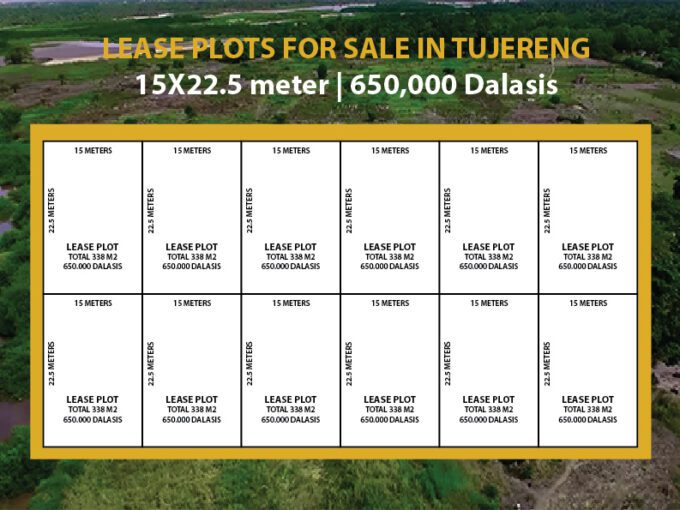 GamRealty Lease Land Plots for sale In Tujereng The Gambia