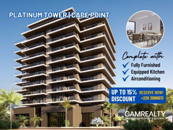 GAMREALTY The Platinum Tower Full Furnished Apartments for sale Gambia