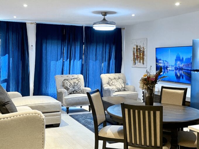 Gamrealty 1-bedroom seaview apartment for rent Bijilo Relax waterfront