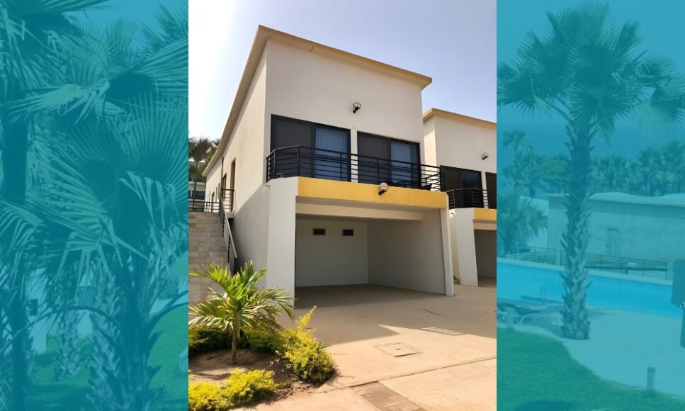 Gamrealty 3 bed beachfront town house for rent BIjilo Coco Ocean Gambia