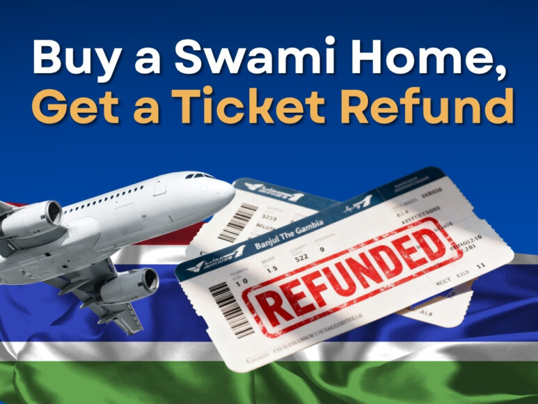 Gamrealty Swami India Gambia Airfare ticket refund