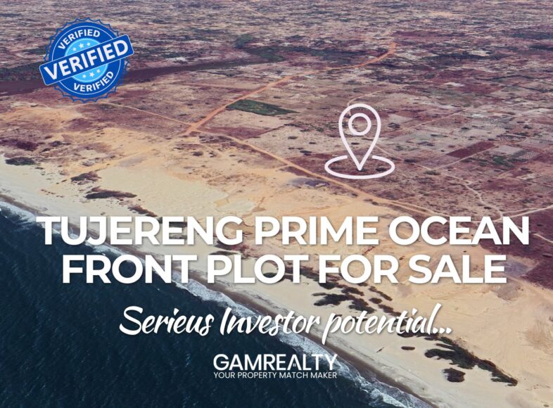 FOR SALE OCEANFRONT PLOT TUJERENG GAMBIA